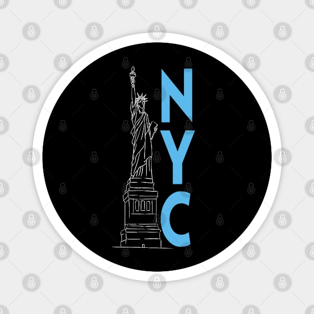 NEW YORK CITY Magnet by inazuma